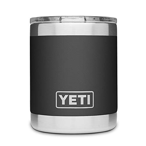 YETI Rambler 10oz Vacuum Insulated Stainless Steel Lowball with Lid, Charcoal