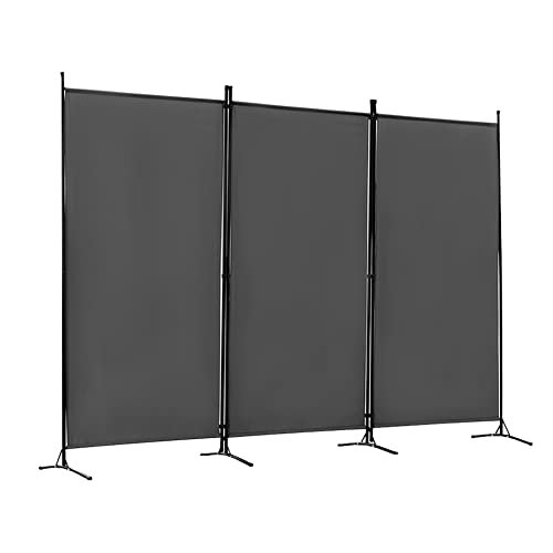 Carivia - Pantalla plegable de privacidad de 3 paneles, 3 paneles, divisor de habitación, pantalla de privacidad para oficina, separadores de sala de divisiones, divisor de habitación independiente