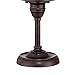 Franklin Iron Works Modern Industrial Accent Desk Table Lamp 17 1/4