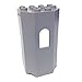 Lego Parts: Panel 3 x 4 x 6 Castle Turret Wall with Window (Light Bluish Gray)