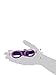 Doggles ILS Small Lilac Flower Frame with Purple Lens Dog Goggles