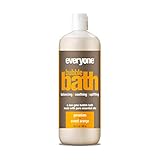 Everyone Natural Bubble Bath, Geranium and Sweet Orange, 20 Ounce