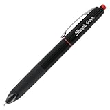 Sharpie Porous Point Retractable Permanent Water Resistant Pen, Red Ink, Fine Point