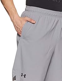 Under Armour Pantalones cortos de tejido de 9 pulgadas, para hombres