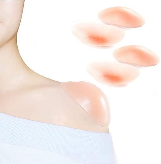 Photo 1 of LUNNTE Silicone Shoulder Pads for Womens Clothing, Anti-Slip Shoulder Push-Up Pads Invisible Breathable Enhancer Reusable, 2 Pairs (Pink)