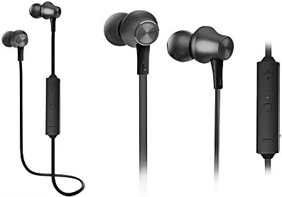 Revjams PLAY Wireless Earphones Sweatproof Magnetic 4.2 Bluetooth Running, Gym, Workout, Sport Earbuds [iOS and Android] Headphones w/ HD Sound, Mic and Secure Lock-in Fit - Black
