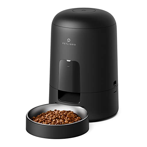 PETLIBRO Automatic Cat Feeders, Timed Cat Feeder with 180-Day Battery Life, Anti-Mistake Touch Design & Up to 6 Meals per Day, Air Automatic Cat Feeder with Timer - Ideal for Small/Medium Cat & Dog