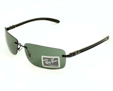 Ray-Ban RB 8304 (002/71) BLACK GREEN 61mm 14mm: Amazon.ca