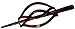 Parcelona French Twist Tortoise Shell Brown Chignon Ponytail Holder Hair Slider Pin Thru Hair Barrette with Stick For Women and Girls
