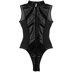 Leather Lingerie For Women Sexy Naughty Cut Out