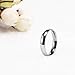 TIGRADE 2mm 4mm 6mm 8mm 10mm Titanium Ring Plain Dome High Polished Wedding Band Comfort Fit Size 3-15,4mm,Size 9.5