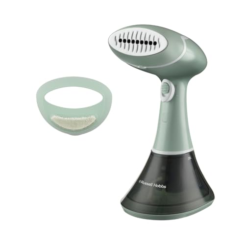 Russell Hobbs Portable Garment Steamer [1600W, 22g/min Steam] Steam Genie Essential (Antibacterial, Fast Heating, Stainless Steel Sole, 200ml Water Tank,) 25592-56
