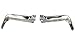 Evan Fischer Step Bumper for Ford F-150 2009-2014 2 Pc Fleetside/Styleside Face Bar Chrome Steel For Models With Rear Object Sensor Holes Replaces # 9L3Z17906B, FO1102372