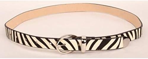DYCHUN Ladies Dress Belt Genuine Women Belts Zebra Stripe Women Belt Leopard Cowskin Leather For Woman Belt For Dress