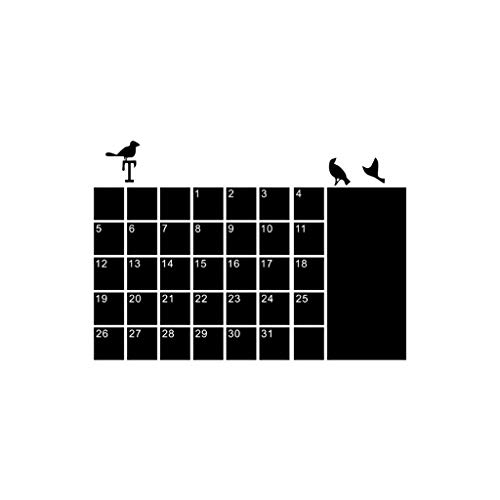DondPO DIY Wall Sticker Monthly Planner Calendar Blackboard Chalk Board Removable Decal Nursery Decor - Thumbnail 5