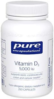 Vitamin D3 5000 IU 250 vcaps - Pure Encapsulations - Vita Health(Health Immune Support Pure Encapsulation Pure Encapsulations Health Care Supplements V Vitamin D Vitamins)