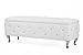 Baxton Studio Seine Contemporary Storage Ottoman, White