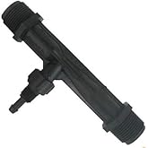 Mazzei (484A-PP) Gas/Liquid Injector - Polypropylene Black 3/4" MNPT
