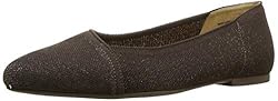 Hush Puppies Women's Sadie Ballet Loafer Flat, Dark