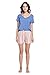 CYZ Women's 100% Cotton Woven Sleep Shorts Pajama Shorts Petite Fit with Lower Rise