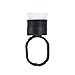 Tattoo Ink Ring, 100pcs Tattoo Ink Ring Pigment Ink Holder Container Cup with Sponge Eyebrow Tattoo Kits(Black Ring, White Cup)