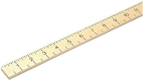 RST RST670 Hardwood Metre Stick - Plain, 1 - Pack