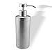 seafulee Refillable 10 Oz Liquid Soap or Lotion Dispenser with Free Rust Double Wall Brushed Nickel Stainless Steel for Bathroom or Kitchen Countertop