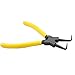 GOOFIT Snap Ring Plier Hand Tool 90 Degree Tip Grips Internal Bent Circlip Plier for Ring Remover Retaining
