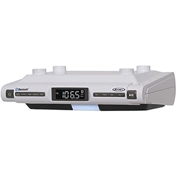 Amazon Com Jensen Bluetooth Wireless Under The Cabinet Kitchen