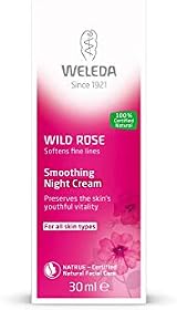 Weleda Organic Wild Rose Smoothing Night Cream 30ml Deep Nourishing Anti-Aging view 2