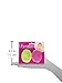 S&T INC. Lil' Scrubbies Facial Cleansing Brush and Deep Pore Cleanser for All Skin Types, Pink/Lime, 2 Count (Pack of 1)