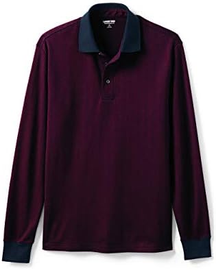 Lands End Mens Long Sleeve Jacquard 