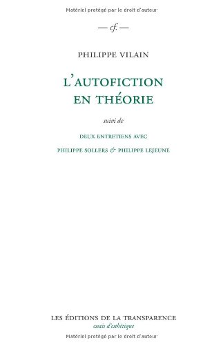 L' autofiction en théorie