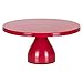 Jocelyn Collection 12 Inch Red Cake Stand, Modern Round Metal Wedding Birthday Party Dessert Cupcake Display Pedestal