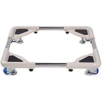 EASYTECH 4 Rubber Locking Swivel Wheels Telescopic Furniture Dolly Roller Movable Base Stands with Size Adjustable…
