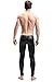 FR Men's Faux Leather Tight Pants Black Medium