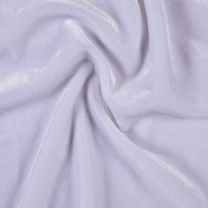 White Stretch Velvet Fabric Sold By the Yard (White)