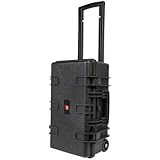 Monoprice Weatherproof Hard Case - 22 x 14 x 10 in With Customizable Foam, Shockproof, Ultraviolet And Impact Resistant Material