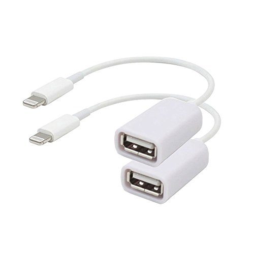 Otg adapter cable, premium lightning 8 pin to usb femal…