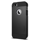 Spigen Tough Armor iPhone 5S / 5 Case with Extreme Heavy Duty Protection and Air Cushion Technology for iPhone 5S / iPhone 5 - Soul Black