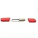 Portable Women Painless Hair Remover Light Facial Hair Shaver Electric Hair Removal Device (Red)
