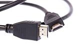 3 Feet High speed HDMI Cable - Gold Plated (Black) By Metrovion