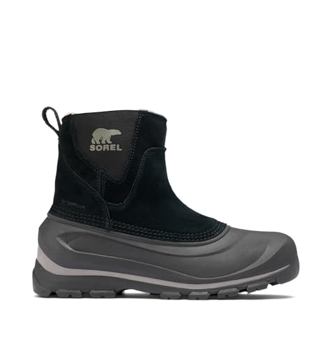 Sorel Homme Buxton Pull on Boot WP Bottes de Neige imperméables, Black Quarry Collection 2024 2025, 41 EU