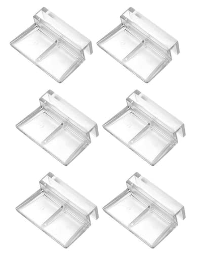 Acrylic Cover Clips For Aquariums,Fish Tank Acrylic Cover Clips,Cover Bracket for Fish Tank Aquarium,Fish Tank Glass Cover Clip,Fish Tank Acrylic Clips,Fish Tank Acrylic Support Holder,10mm,6 Pieces