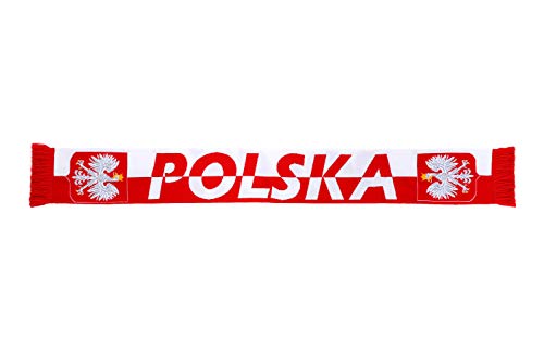 Poland Soccer High-Definition HD Knit Scarf