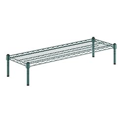 Zedfire 14" x 42" x 8" Green Epoxy Wire Storage