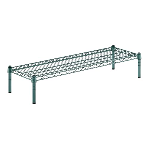 Zedfire 14" x 42" x 8" Green Epoxy Wire Storage