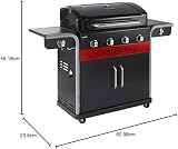 Char-Broil Gas2Coal 440 Hybrid Grill Gas Barbecue Black 61 x 24 x 46 cm view 15