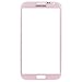 CrazyFire® Light Pink New Front Outer Glass Lens Screen Replacement For Samsung Galaxy Note II Note2 N7100 I317 L900 T889 I605 R950+Adhesive Tape+Tools Kit
