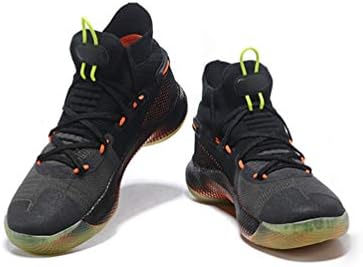 ZOJE Garden Men's Basketball Shoes Black Curry 6 Sneaker Shoes